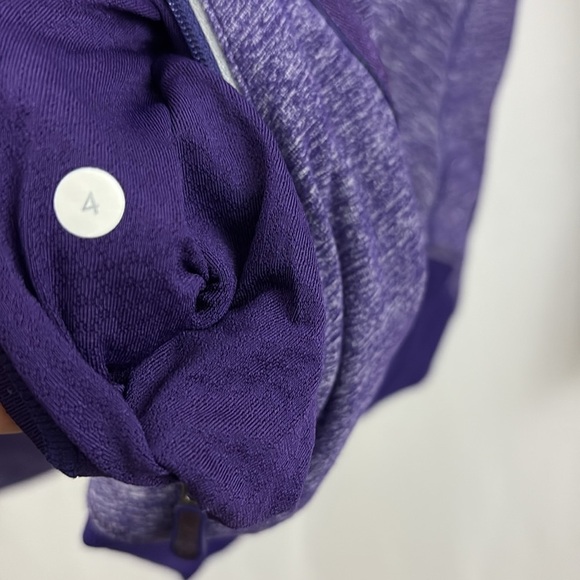 Lululemon Cold Hands Warm Heart Half Zip Pullover Size 4 Purple - Picture 12 of 12